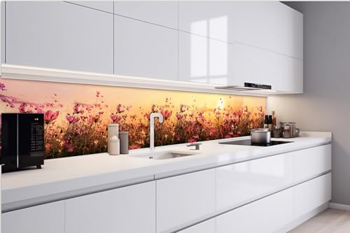 Dimex Küchenrückwand Folie Selbstklebend Blumenfeld 420 x 60 cm | Klebefolie - Dekofolie - Spritzschutz für Küche | Made in EU von Dimex