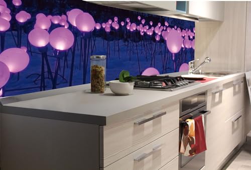 DIMEX Küchenrückwand Folie Selbstklebend Festliche Beleuchtung 180 x 60 cm | Klebefolie - Dekofolie - Spritzschutz für Küche | Made in EU von DIMEX