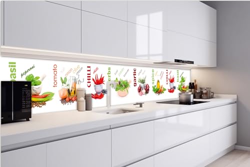 Dimex Küchenrückwand Folie Selbstklebend GEWÜRZ 420 x 60 cm | Klebefolie - Dekofolie - Spritzschutz für Küche | Made in EU Dimex Küchenrückwand Folie Selbstklebend GEWÜRZ 420 x 60 cm | Klebefolie - Dekofolie - Spritzschutz für Küche | Made in EU von Dimex