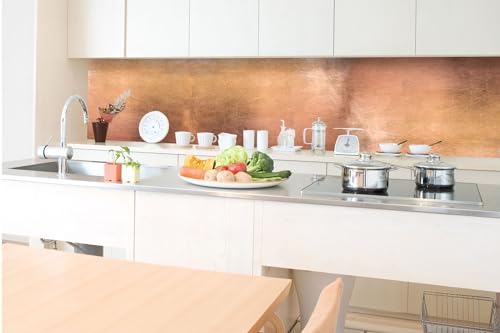 DIMEX Küchenrückwand Folie Selbstklebend Muster Kupfer 350 x 60 cm | Klebefolie - Dekofolie - Spritzschutz für Küche | Made in EU von DIMEX