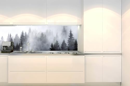DIMEX Küchenrückwand Folie Selbstklebend NEBLIG 180 x 60 cm | Klebefolie - Dekofolie - Spritzschutz für Küche | Made in EU von DIMEX