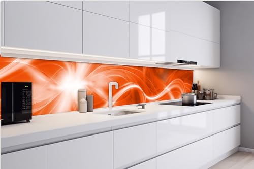 Küchenrückwand Folie Selbstklebend ORANGE ABSTRAKT 420 x 60 cm | Klebefolie - Dekofolie - Spritzschutz für Küche | Made in EU Küchenrückwand Folie Selbstklebend ORANGE ABSTRAKT 420 x 60 cm | Klebefolie - Dekofolie - Spritzschutz für Küche | Made in EU von Dimex
