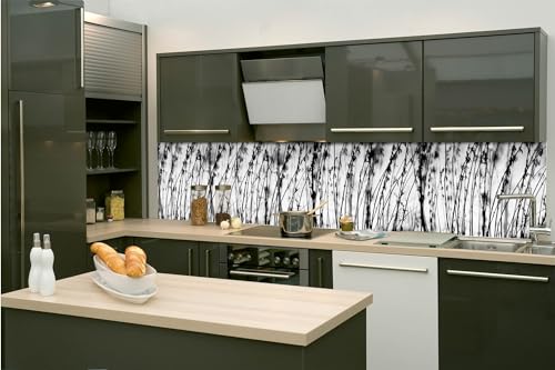 Dimex Küchenrückwand Folie Selbstklebend SCHWARZWEIß Gras 260 x 60 cm | Klebefolie - Dekofolie - Spritzschutz für Küche | Made in EU Dimex Küchenrückwand Folie Selbstklebend SCHWARZWEIß Gras 260 x 60 cm | Klebefolie - Dekofolie - Spritzschutz für Küche | Made in EU von Dimex