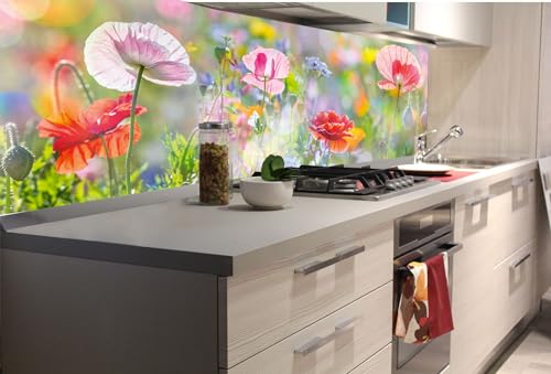 Dimex Küchenrückwand Folie Selbstklebend SOMMERWIESE 180 x 60 cm | Klebefolie - Dekofolie - Spritzschutz für Küche | Made in EU Dimex Küchenrückwand Folie Selbstklebend SOMMERWIESE 180 x 60 cm | Klebefolie - Dekofolie - Spritzschutz für Küche | Made in EU von Dimex