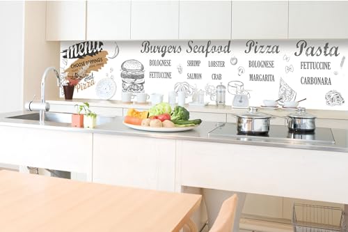 Küchenrückwand Folie Selbstklebend SPEISEKARTE 350 x 60 cm | Klebefolie - Dekofolie - Spritzschutz für Küche | Made in EU Küchenrückwand Folie Selbstklebend SPEISEKARTE 350 x 60 cm | Klebefolie - Dekofolie - Spritzschutz für Küche | Made in EU von Dimex
