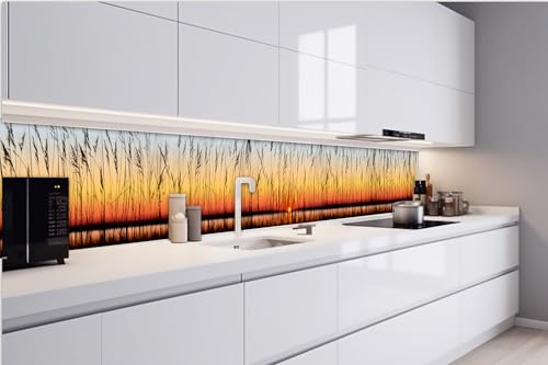 Dimex Küchenrückwand Folie Selbstklebend Schilf 420 x 60 cm | Klebefolie - Dekofolie - Spritzschutz für Küche | Made in EU von Dimex