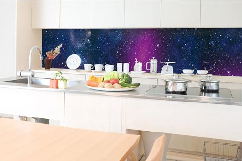 DIMEX Küchenrückwand Folie Selbstklebend Sternenhimmel 350 x 60 cm | Klebefolie - Dekofolie - Spritzschutz für Küche | Made in EU von DIMEX