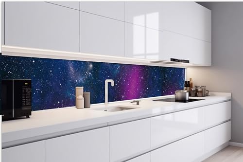 DIMEX Küchenrückwand Folie Selbstklebend Sternenhimmel 420 x 60 cm | Klebefolie - Dekofolie - Spritzschutz für Küche | Made in EU von DIMEX