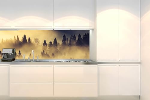 DIMEX Küchenrückwand Folie Selbstklebend WALDLANDSCHAFT 180 x 60 cm | Klebefolie - Dekofolie - Spritzschutz für Küche | Made in EU von DIMEX