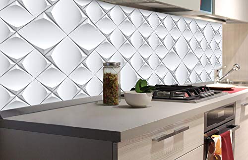 Küchenrückwand Folie selbstklebend 3D KUNSTWAND | Klebefolie - Dekofolie - Spritzschutz für Küche | Made in EU - 180 cm x 60 cm Küchenrückwand Folie selbstklebend 3D KUNSTWAND | Klebefolie - Dekofolie - Spritzschutz für Küche | Made in EU - 180 cm x 60 cm von Dimex