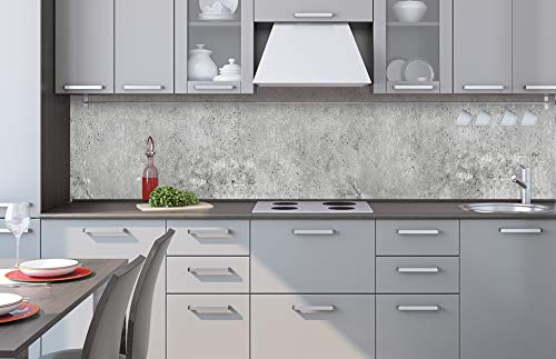 Küchenrückwand Folie selbstklebend Beton II | Klebefolie - Dekofolie - Spritzschutz für Küche | Made in EU - 260 cm x 60 cm Küchenrückwand Folie selbstklebend Beton II | Klebefolie - Dekofolie - Spritzschutz für Küche | Made in EU - 260 cm x 60 cm von Dimex