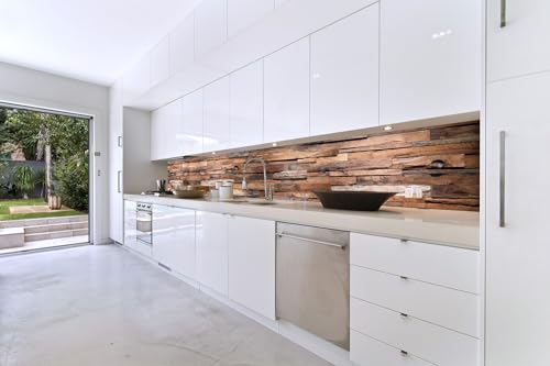 Dimex Küchenrückwand Folie selbstklebend HOLZWAND | Klebefolie - Dekofolie - Spritzschutz für Küche | Made in EU - 420 cm x 60 cm von Dimex