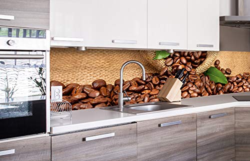 Küchenrückwand Folie selbstklebend KAFFE | Klebefolie - Dekofolie - Spritzschutz für Küche | Made in EU - 260 cm x 60 cm Küchenrückwand Folie selbstklebend KAFFE | Klebefolie - Dekofolie - Spritzschutz für Küche | Made in EU - 260 cm x 60 cm von Dimex