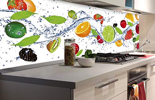 Dimex Küchenrückwand Folie selbstklebend Obst | Klebefolie - Dekofolie - Spritzschutz für Küche | Premium QUALITÄT - Made in EU | 180 x 60 cm von Dimex