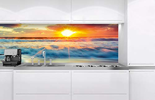 DIMEX Küchenrückwand Folie selbstklebend Sonnenuntergang | Klebefolie - Dekofolie - Spritzschutz für Küche | Made in EU - 180 cm x 60 cm von DIMEX