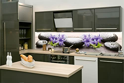 Dimex Küchenrückwand Folie selbstklebend Spa Hot Stones | Klebefolie - Dekofolie - Spritzschutz für Küche | Made in EU - 180 cm x 60 cm von Dimex