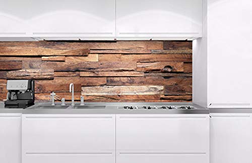 Dimex Küchenrückwand Verbundplatte HOLZWAND 180 x 60 cm | Spritzschutz Küche für Herd Spüle | Premium Qualität, Acrylglas - Plexiglas, Stärke 5 mm - Made in EU | Inklusive Kleber Dimex Küchenrückwand Verbundplatte HOLZWAND 180 x 60 cm | Spritzschutz Küche für Herd Spüle | Premium Qualität, Acrylglas - Plexiglas, Stärke 5 mm - Made in EU | Inklusive Kleber von Dimex