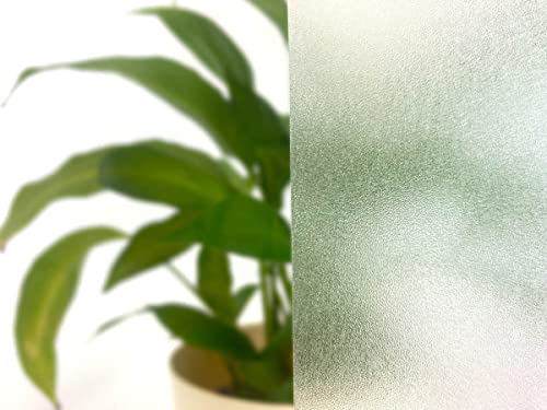 Selbstklebende transparente Folie | Fensterfolie - Dekofolie Privatsphäre | Milchglasfolie Blickdicht Sichtschutzfolie für Zuhause und Büro - FEINER Sand [122x300 cm] von DIMEX