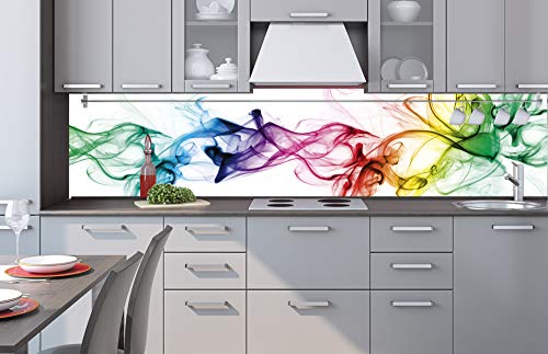 Dimex Küchenrückwand Verbundplatte Rauch 240 x 60 cm | Spritzschutz Küche für Herd Spüle | Premium Qualität, Acrylglas - Plexiglas, Stärke 5 mm - Made in EU | Inklusive Kleber Dimex Küchenrückwand Verbundplatte Rauch 240 x 60 cm | Spritzschutz Küche für Herd Spüle | Premium Qualität, Acrylglas - Plexiglas, Stärke 5 mm - Made in EU | Inklusive Kleber von Dimex
