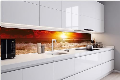 Dimex Küchenrückwand Folie Selbstklebend Sonnenuntergang ÜBER DEM Meer 420 x 60 cm | Klebefolie - Dekofolie - Spritzschutz für Küche | Made in EU Dimex Küchenrückwand Folie Selbstklebend Sonnenuntergang ÜBER DEM Meer 420 x 60 cm | Klebefolie - Dekofolie - Spritzschutz für Küche | Made in EU von Dimex