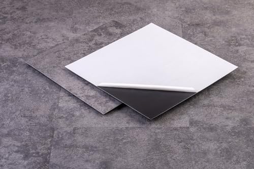 PVC Bodenbelag Vinylboden Selbstklebend BETON BRAGA - 30,48 x 30,48 cm (22Stk./2,04 m²) - Selbstklebende Vinylplanken, Laminat Dielen – Gewaschen, Rutschfest, Wasserfest von DIMEX