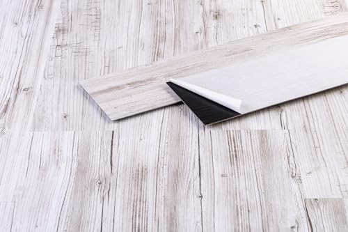 PVC Bodenbelag KIEFER BARCELONA - Selbstklebende Vinylplanken - Bodenbelag - Vinylboden – Gewaschen - 15,24 x 91,44 cm (16Stk./2,23 m²) von DIMEX