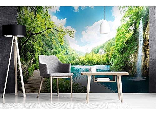 Vlies Fototapete ENTSPANNUNG IM WALD 375 x 250 cm | Vliestapete - Wandtapete inklusive Kleister | PREMIUM VLIES QUALITÄT von DIMEX