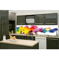 Dimex Küchenrückwand Folie Selbstklebend Abstrakte Farbenpracht von DIMEXArt