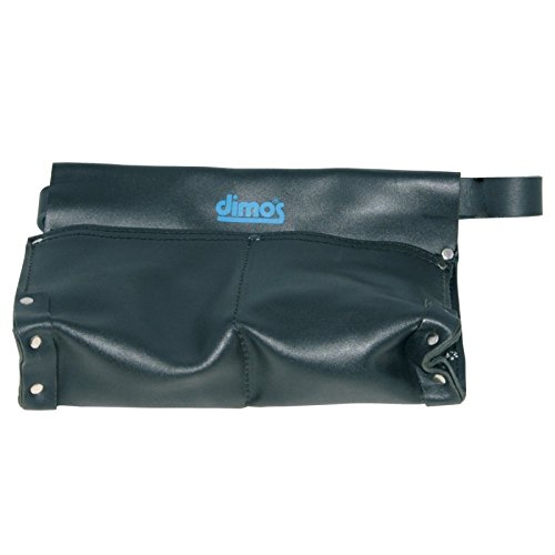 DIMOS 205725 Nietentasche aus Leder, 2 Fächer, mit Faltenbalg von DIMOS-BATIMENT