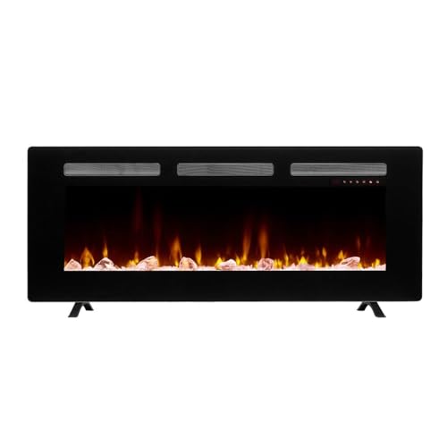 DIMPLEX - Sierra 48" - Elektrokamin - Schwarz, M - Patentierter Optiflame Flammeneffekt - Knisternder Soundeffekt, App Steuerung, Elektrischer Deko Kaminofen, Kamin Elektrisch, Kaminkonsole von DIMPLEX