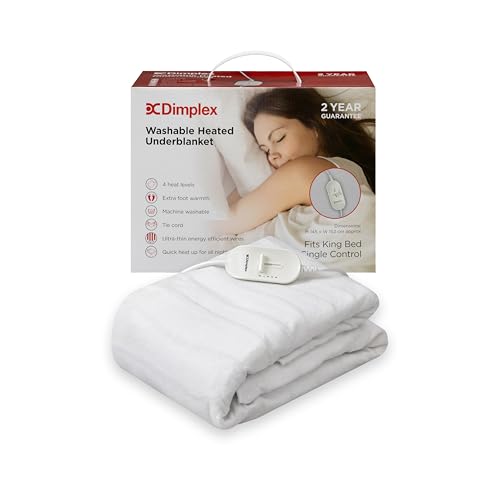 Dimplex DXUBK Beheizte Unterdecke mit extra Fußwärme, maschinenwaschbar, Kingsize, Weiß Dimplex DXUBK Beheizte Unterdecke mit extra Fußwärme, maschinenwaschbar, Kingsize, Weiß von DIMPLEX