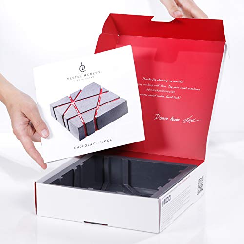 DINARA KASKO Original Silikon-Backform für Mousse, Kuchen, Schokoladenblock von DINARA KASKO