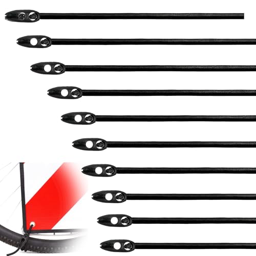 Gepäckspanner für Warntafel Italien Fahrradträger Warntafel Spanngurte Expander 10 Stück DINGFENG Spanngummi 50cm, für Fahrrädern Motorrädern Leinwände Abspannseile Camping Multifunktional Einstellbar von DINGFENG