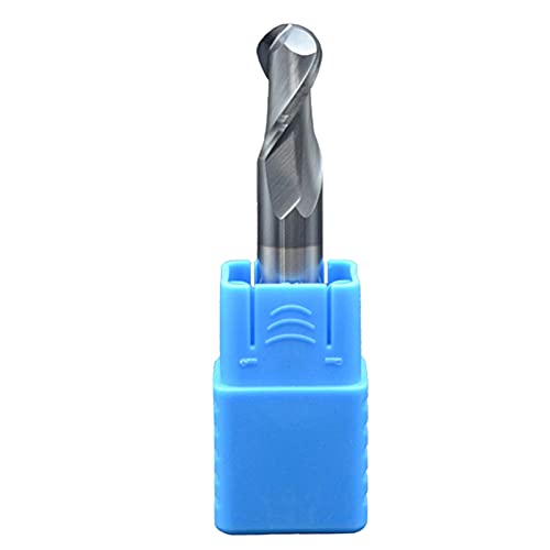 DINGGUANGHE-CUP Ballnose-Endfräser 2 Flöte HRC50 Carbid Frässchneider 1 2 3 4 5 6 8 10 12mm Maschinenschneidwerkzeuge Stahl (Cutting Edge Diameter : R6X12DX75L 2F, Dimensions : 1PCS) von DINGGUANGHE-CUP