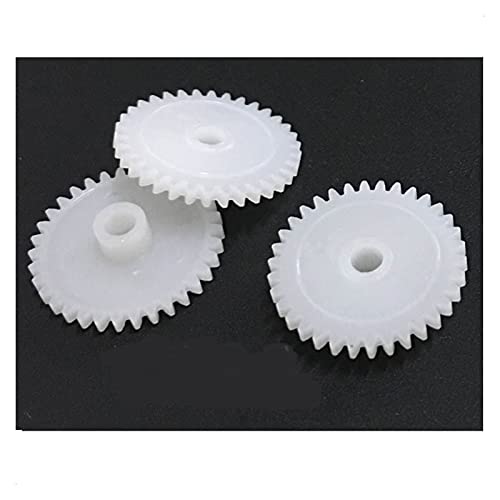 DINGGUANGHE-CUP Dauerhaft 343A 0.5m 18mm Getriebemodul 0,5 34 Zahnkunststoffzahnradzubehör 10pcs / Lot (Hole Diameter : 3mm, Number of Teeth : 34 Teeth) von DINGGUANGHE-CUP