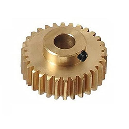 DINGGUANGHE-CUP Dauerhaft 5 stücke Kupferausrüstung Boss 0.5 Modus 16 17 18 19 Zahn 0,5 Moderus Präzision kleines Ritzel für 3D-Drucker-Encoder (Hole Diameter : 5mm, Number of Teeth : 17 Teeth) von DINGGUANGHE-CUP