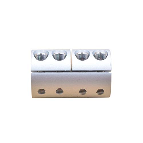 DINGGUANGHE-CUP Kuppler D25 L40 Loch Minimum 2mm Maximal 8mm starrer Kupplungswelle for CNC-Stepper-Motorschnitzmaschine Metall (Inner Diameter : 8mm to 12mm) von DINGGUANGHE-CUP
