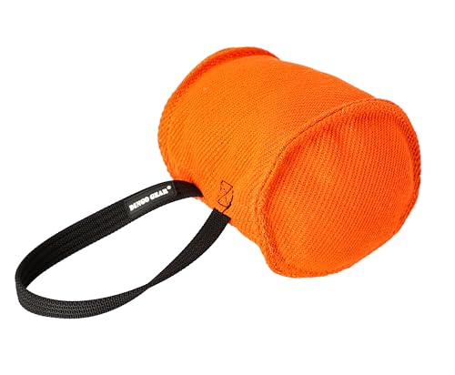 Dingo Gear Beißwurst,Berta'' mit 1 Griff #14cm Dicke 16 cm aus französischem Material (Nylcott) für Hundetraining IGP IPO Obedience Schutzhund Hundesport Orange S00096 von DINGO GEAR WWW.DINGOGEAR.COM 1977