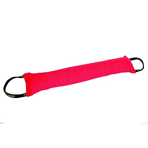 Dingo Gear Beisswurst für Hunde französisch Material Nylcot Spezialisierte Zwei Halter Dicke 10 cm Hart Länge 80 cm Training IGP Ringsport Rot S00079 von DINGO GEAR WWW.DINGOGEAR.COM 1977