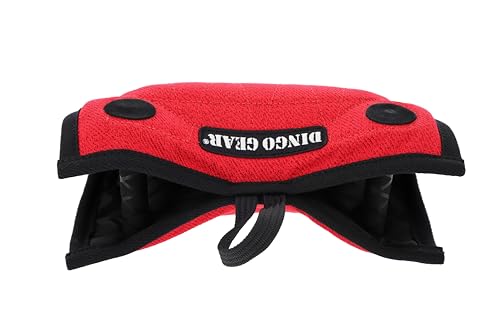 Dingo Gear Beisskissen,Beisswurst für Welpen aus Nylcot mit 2 Griffe Rot Weich Hundetraining S00707 von DINGO GEAR WWW.DINGOGEAR.COM 1977