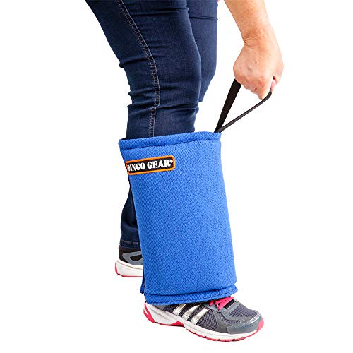 Dingo Gear Beinschutzmanschette Kurz Soft,Weich aus Nylcot für das Biss-Training Handgefertigt Blau S01981 von DINGO GEAR WWW.DINGOGEAR.COM 1977