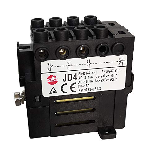 Elektromechanische Relais KEDU JD4 230V 400V 8-Polig 10Pins 3NO 4NO (230V 8-Terminals) von DINGTAIMEI