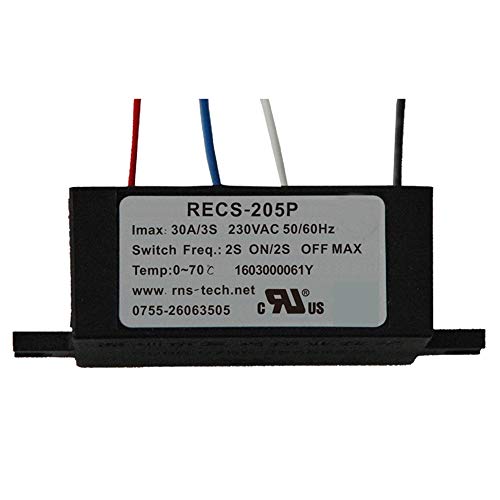 Elektronischer Zentralschalter Intelligent Einzelphase Elektrisch Motorstarter Teile von Motoren RECS-220P 30A 60A 120A 220V (RECS-205P (30A)) von DINGTAIMEI