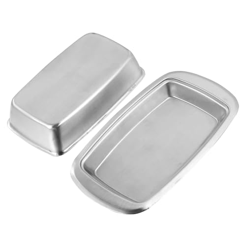 DINHEAROM Butterdose mit Deckel Isolierte Kreative Dessertplatte für Kühlschrank Korrosionsbeständiger Butterhalter für Aufbewahrung und Servieren DINHEAROM Butterdose mit Deckel Isolierte Kreative Dessertplatte für Kühlschrank Korrosionsbeständiger Butterhalter für Aufbewahrung und Servieren von DINHEAROM