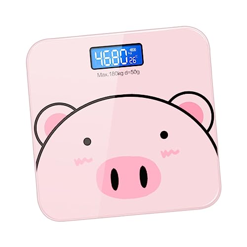 DINHEAROM 1 Stück Cartoon Elektronische Personenwaage mit USB Ladefunktion Präzise Gesundheitswaage für Zuhause Tragkraft Tempered Glass Intelligenter Sensor DINHEAROM 1 Stück Cartoon Elektronische Personenwaage mit USB Ladefunktion Präzise Gesundheitswaage für Zuhause Tragkraft Tempered Glass Intelligenter Sensor von DINHEAROM