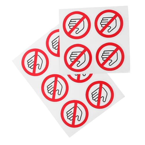 DINHEAROM 10stücke Do Not Touch Sicherheitsaufkleber Warnhinweise Selbstklebende Etiketten Für Büro Werkstätten Und Baustellen Robust Und Langlebig Für Sicherheitsmaßnahmen Und DINHEAROM 10stücke Do Not Touch Sicherheitsaufkleber Warnhinweise Selbstklebende Etiketten Für Büro Werkstätten Und Baustellen Robust Und Langlebig Für Sicherheitsmaßnahmen Und von DINHEAROM