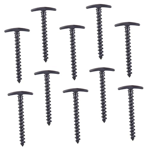 DINHEAROM 10Stücke Hochwertige Nylon Zeltpfähle Robuste Outdoor Bodenanker für Camping Gartenarbeit und Leicht und Tragbar für Verschiedene Untergründe DINHEAROM 10Stücke Hochwertige Nylon Zeltpfähle Robuste Outdoor Bodenanker für Camping Gartenarbeit und Leicht und Tragbar für Verschiedene Untergründe von DINHEAROM