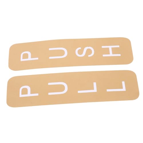 DINHEAROM 1paar Push-pull Türschild Selbstklebend Dekorative Türaufkleber Für Büro Zuhause Einfache Installation Modernes Design Glänzende Für Schiebetüren Zugänge von DINHEAROM