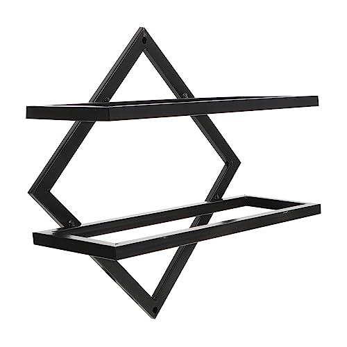 DINHEAROM 1Stück Wandmontierter Weinhalter Design für Flaschenaufbewahrung Eleganter Weinständer für Heimbar und Küche zur Präsentation und Lagerung von Weinen von DINHEAROM