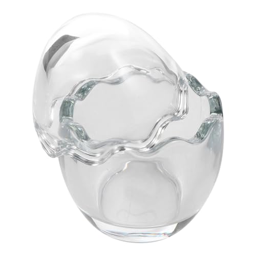 DINHEAROM 2 Stück Glasschalen Puddingglas Joghurtglas aus Schadstofffreiem Glas Leicht Hitzebeständig Kleines Dessertglas für Joghurt und Pudding Geschenkidee von DINHEAROM
